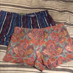 2 Vera Bradley sleep shorts